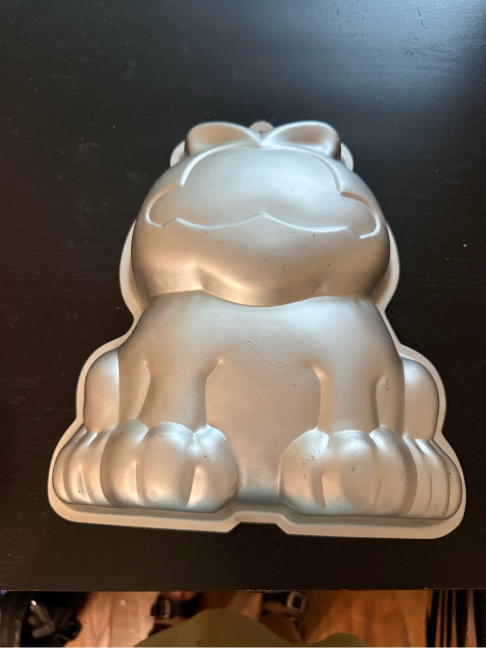 Vintage Wilton Garfield Cake Pan w/ Original Decorating Insert 1978 Aluminum - Picture 4 of 4
